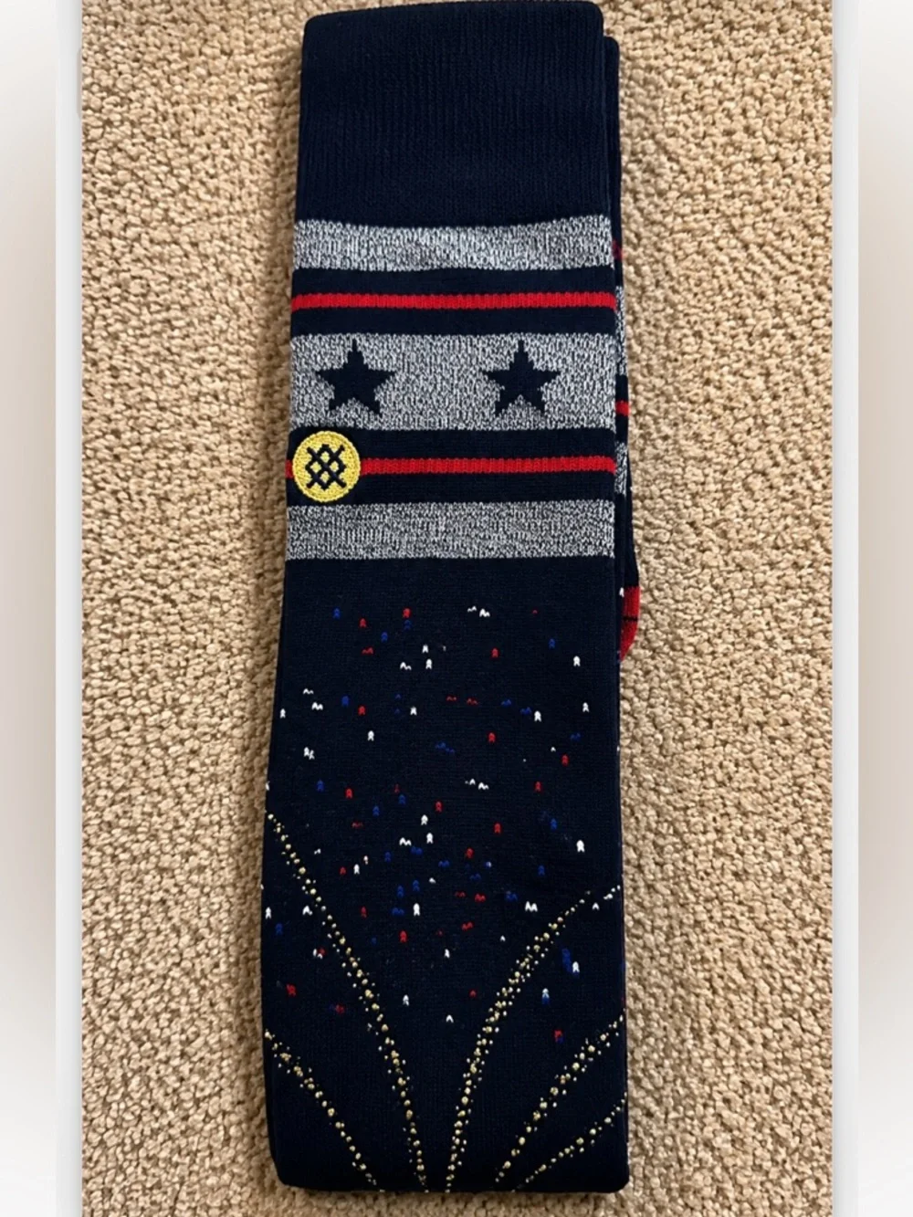 🇺🇸 MLB Stance Patriotic Stars & Fireworks Socks